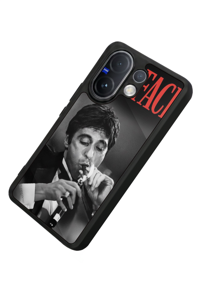 Vivo V60 Uyumlu Scarface Tasarımlı Glossy Premium Kılıf