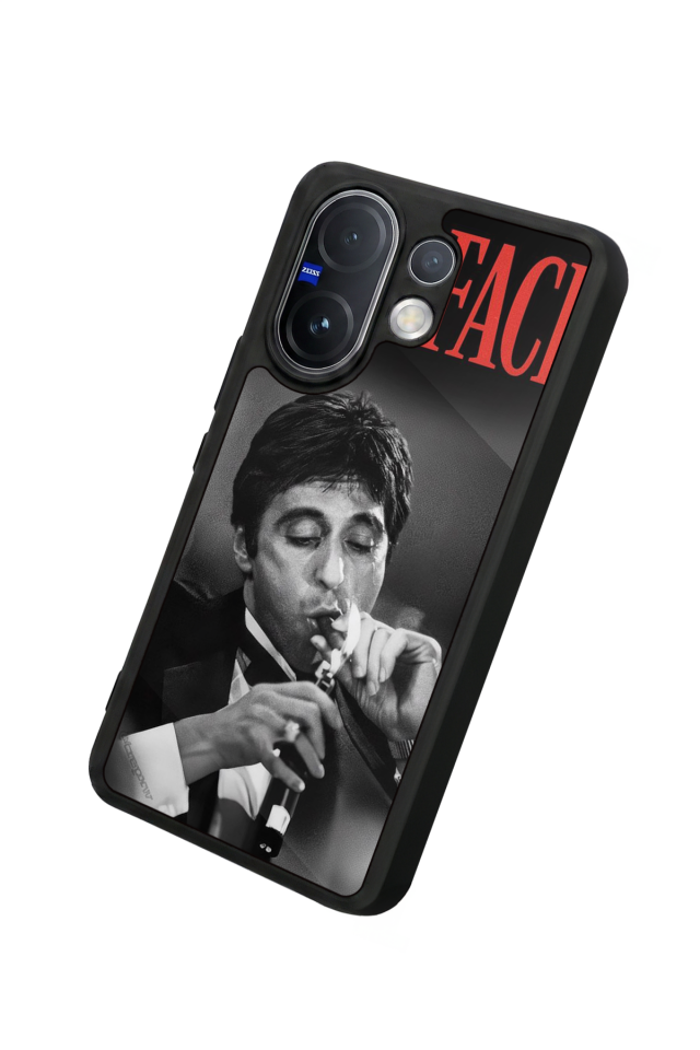 Vivo V60 Uyumlu Scarface Tasarımlı Glossy Premium Kılıf