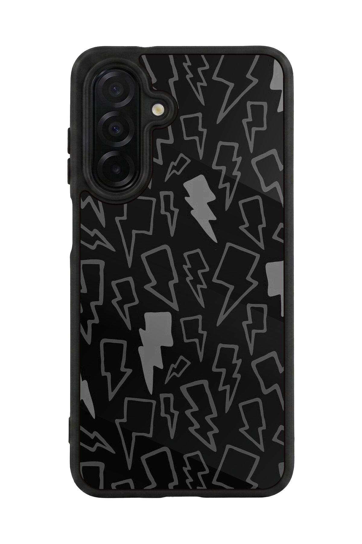 Samsung Galaxy A56 Uyumlu Simsek Tasarımlı Glossy Premium Kılıf