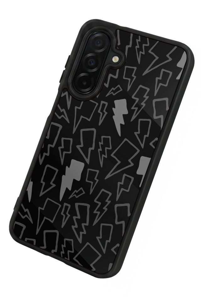 Samsung Galaxy A56 Uyumlu Simsek Tasarımlı Glossy Premium Kılıf