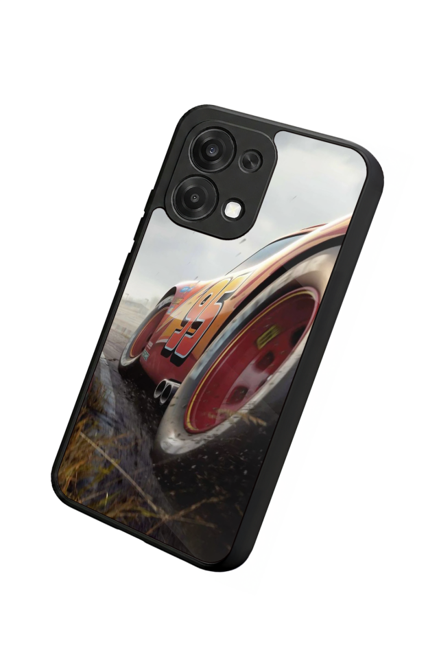 Oppo A6 Pro Uyumlu Şimsek McQueen Tasarımlı Glossy Premium Kılıf