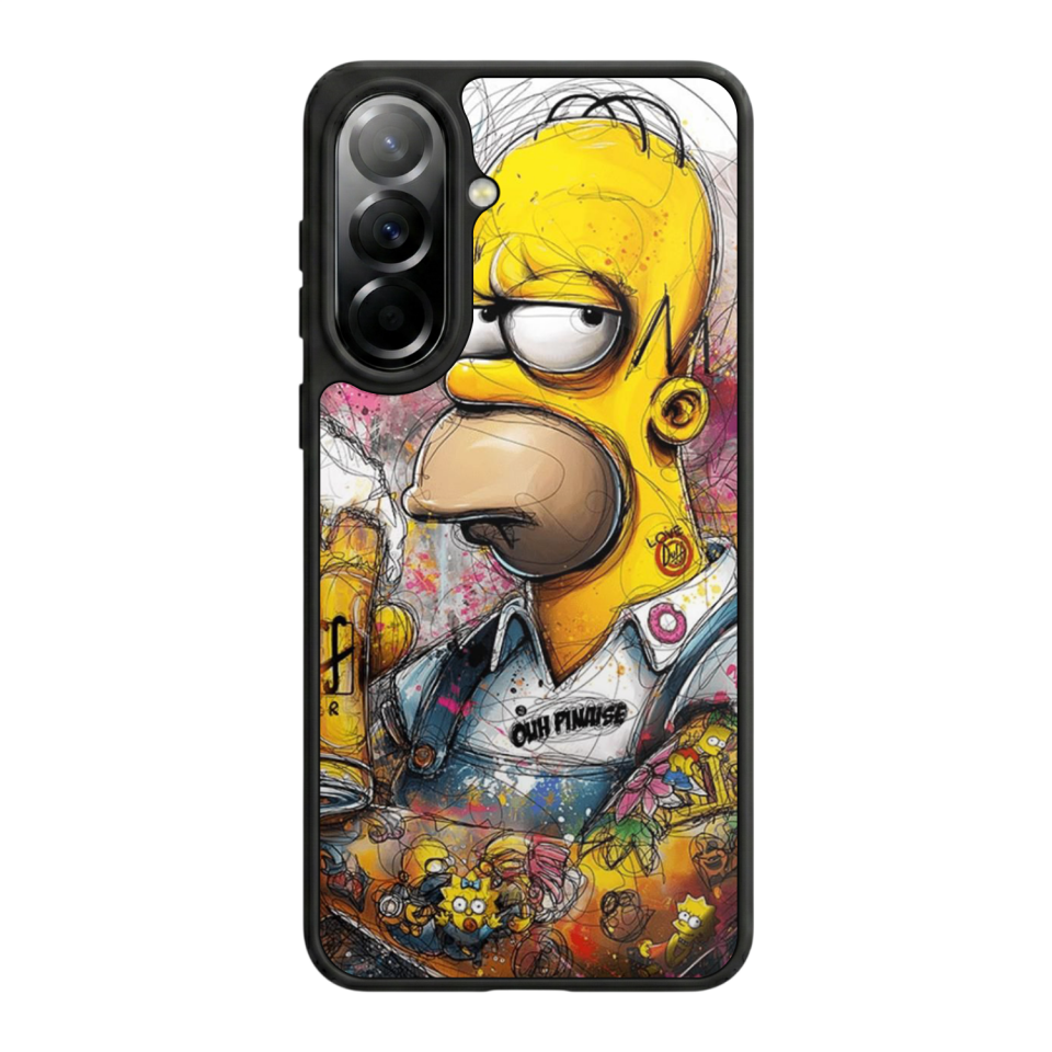 Samsung Galaxy A57 Uyumlu The Simpsons Tasarımlı Glossy Premium Kılıf