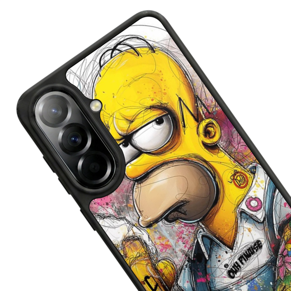 Samsung Galaxy A57 Uyumlu The Simpsons Tasarımlı Glossy Premium Kılıf
