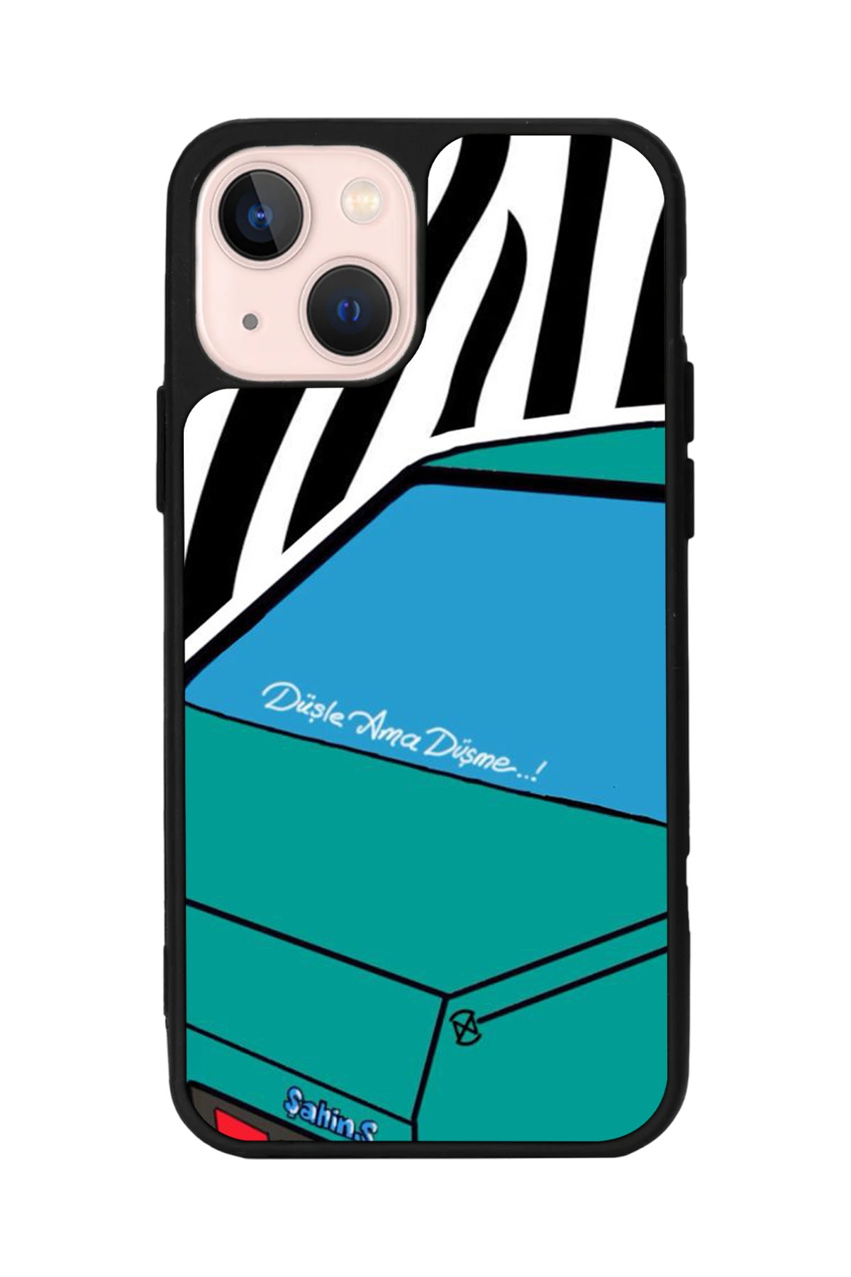 iPhone 13/14 Uyumlu Tofas Tasarımlı Glossy Premium Kılıf