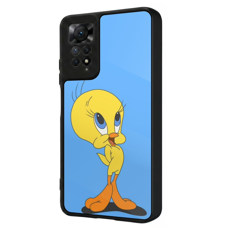 Xiaomi Redmi Note 11 Pro Uyumlu Tweety Tasarımlı Glossy Premium Kılıf