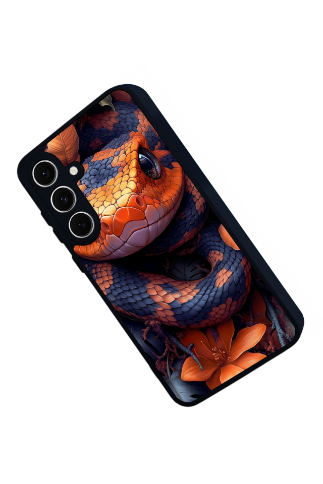 Samsung Galaxy A16 Uyumlu Yılan Tasarımlı Glossy Premium Kılıf