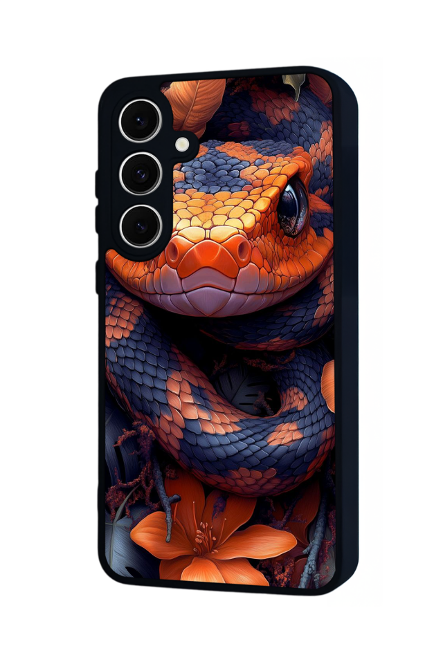 Samsung Galaxy A16 Uyumlu Yılan Tasarımlı Glossy Premium Kılıf