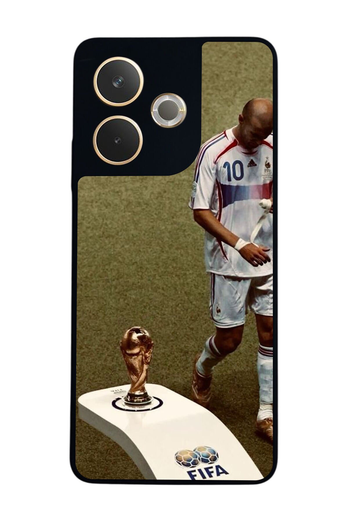 Oppo A5 Pro Uyumlu Zidane Tasarımlı Glossy Premium Kılıf