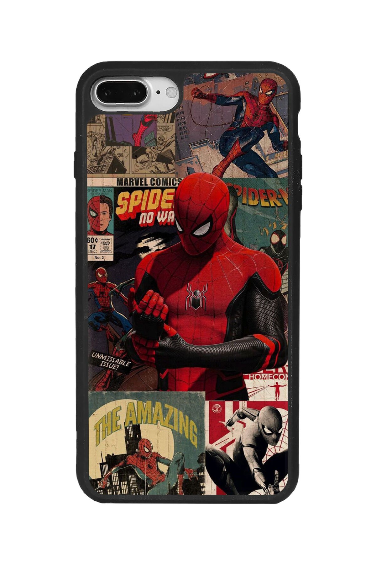 Apple iPhone 7 Plus Siyah Silikon Kılıf Çiziklere ve Darbelere Karşı Koruma