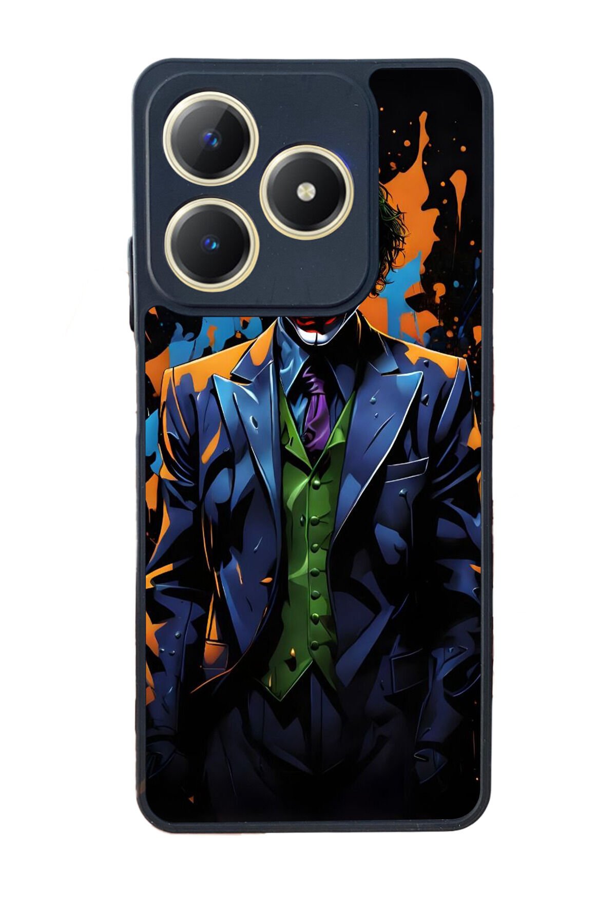 Realme C63 Mat Uyumlu Siyah Kılıf – Yumuşak Silikon, Koruyucu, Şok Emici Kapak