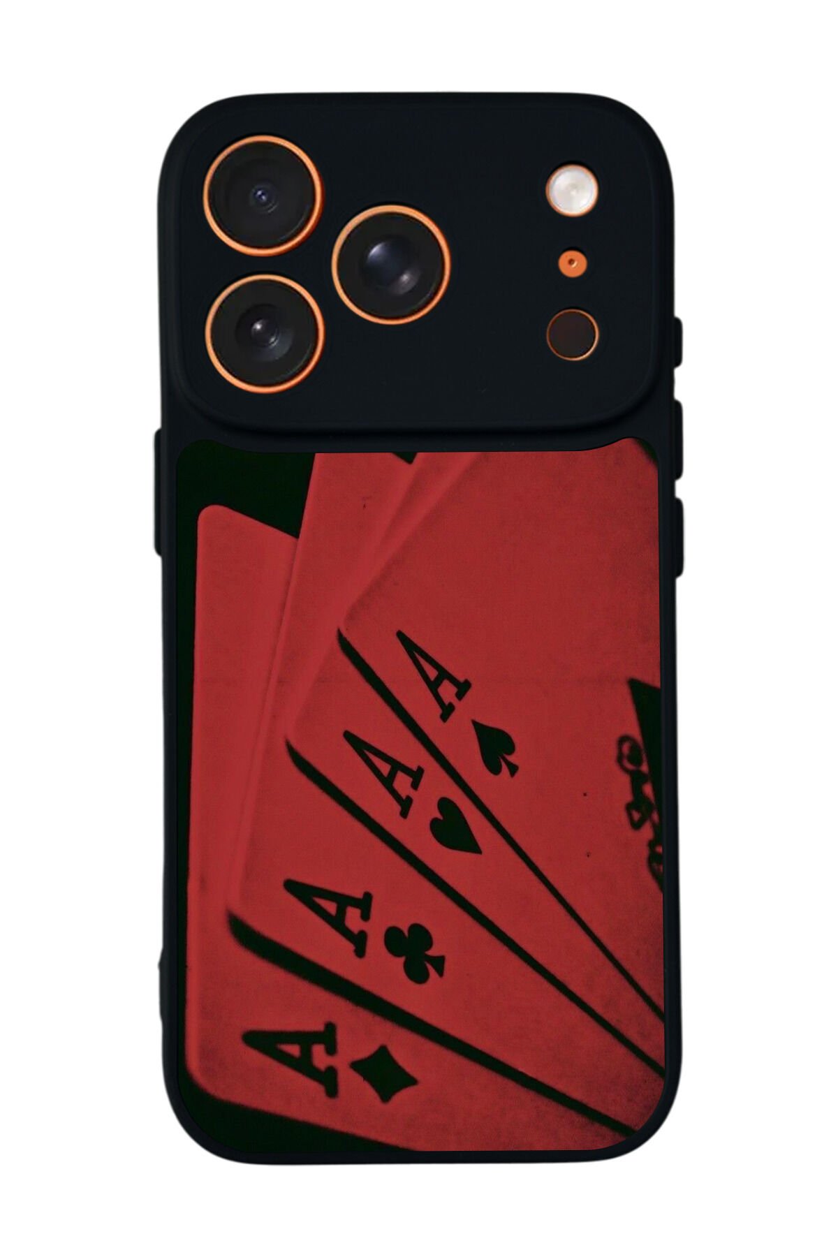 iPhone 17 Pro Uyumlu Kart Tasarımlı Glossy Premium Kılıf