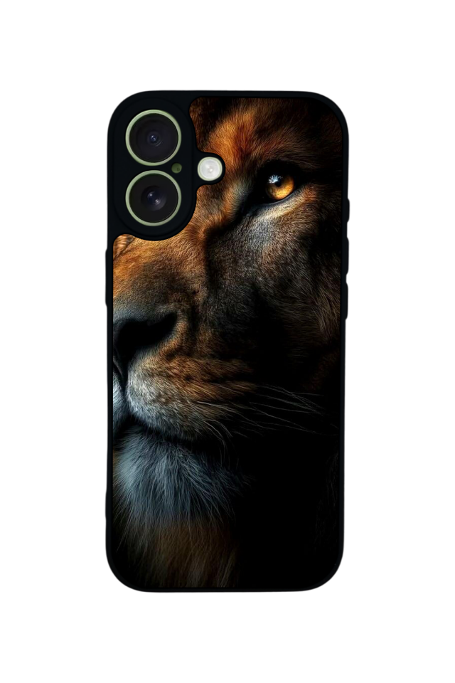 iPhone 17 Uyumlu Aslan Tasarımlı Glossy Premium Kılıf