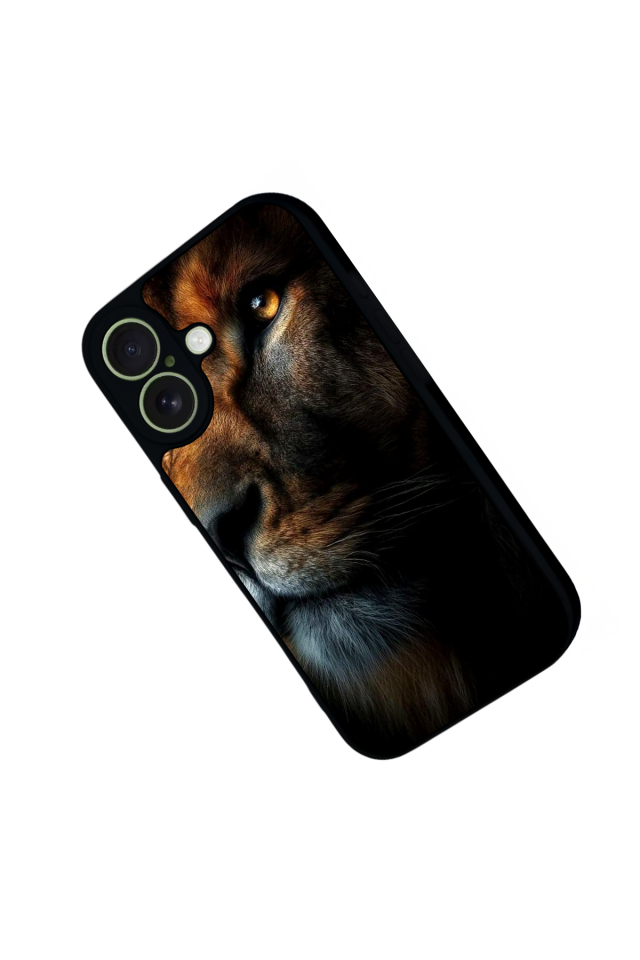 iPhone 17 Uyumlu Aslan Tasarımlı Glossy Premium Kılıf