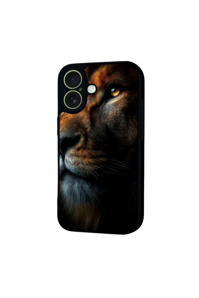iPhone 17 Uyumlu Aslan Tasarımlı Glossy Premium Kılıf