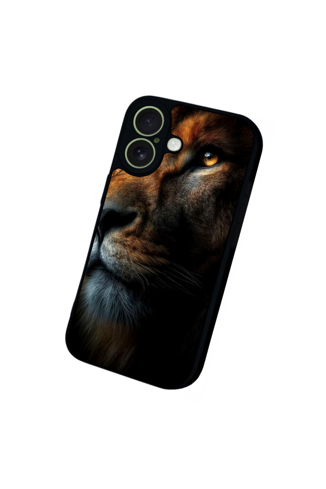 iPhone 17 Uyumlu Aslan Tasarımlı Glossy Premium Kılıf
