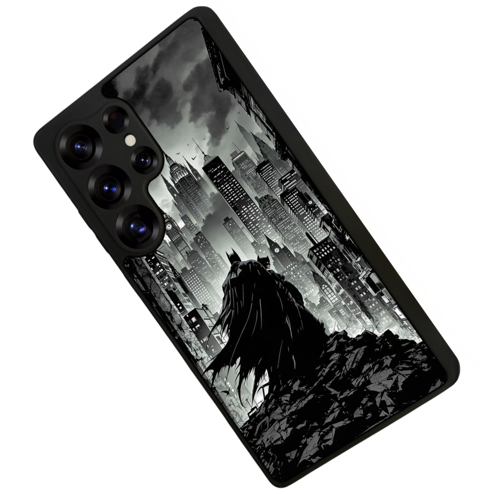 Samsung Galaxy S25 Ultra Uyumlu Batman Tasarımlı Glossy Premium Kılıf