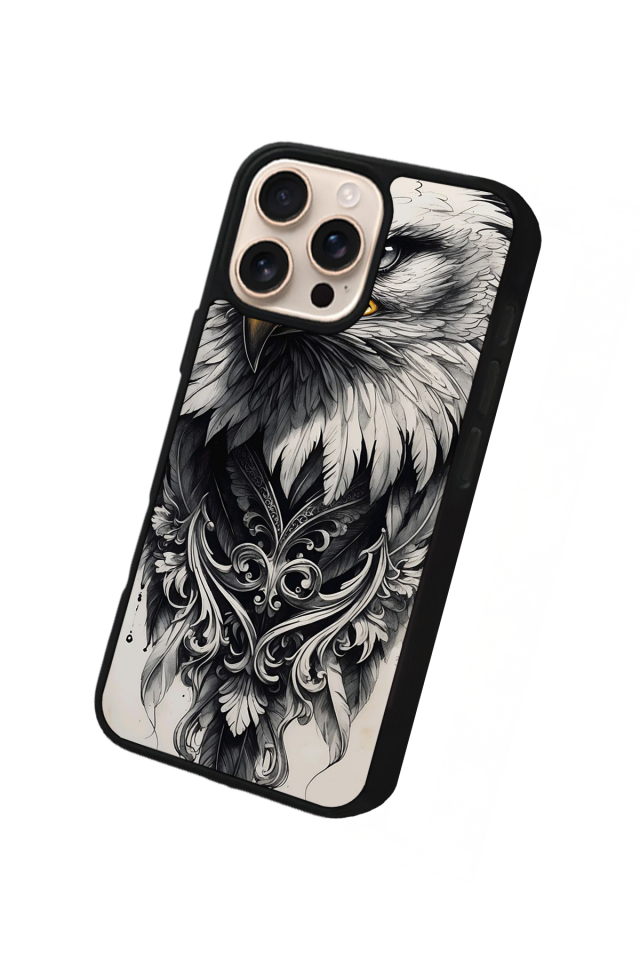 iPhone 16 Pro Uyumlu Besiktas Tasarımlı Glossy Premium Kılıf