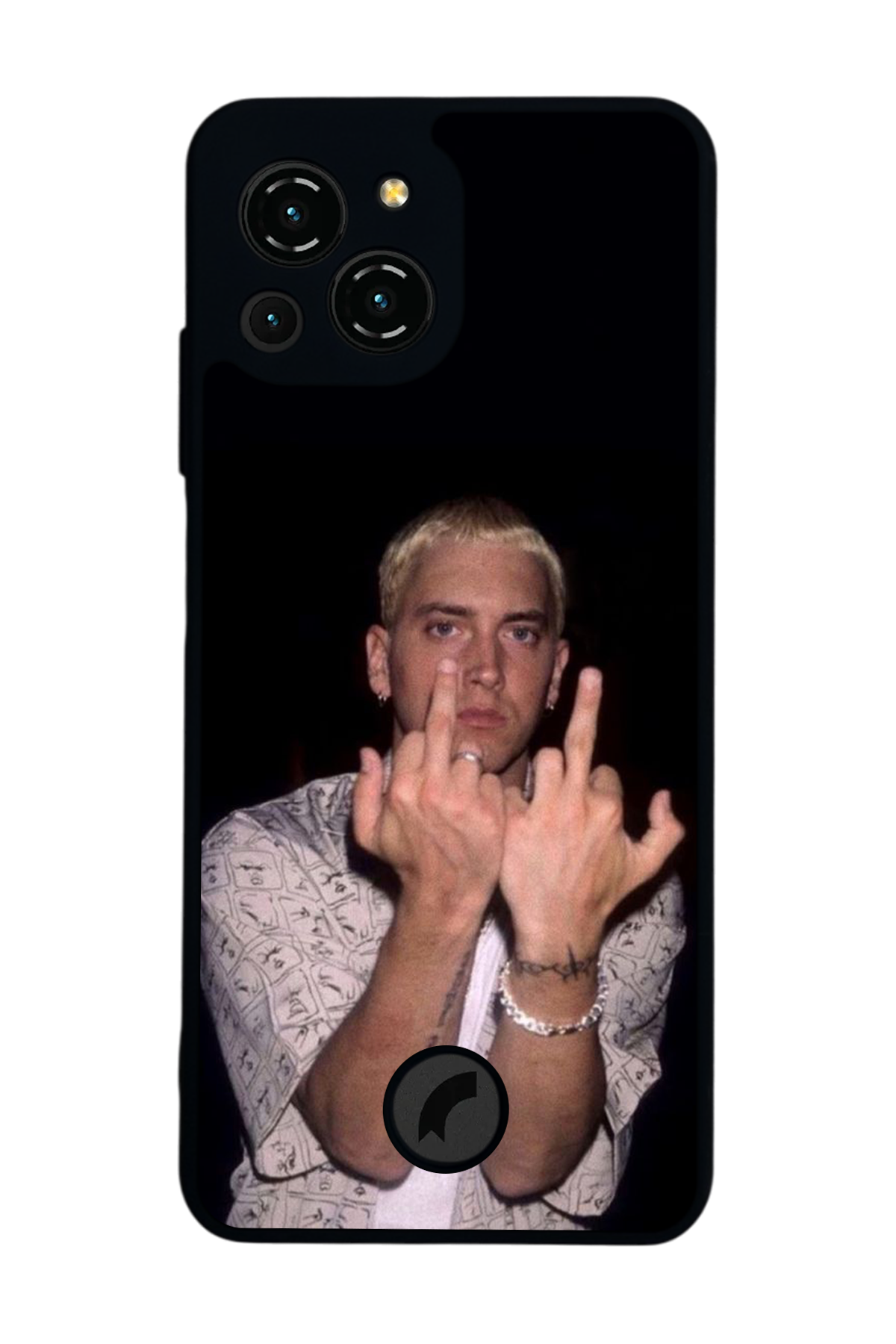 Reeder S23 Pro Max Uyumlu Eminem Tasarımlı Glossy Premium Kılıf