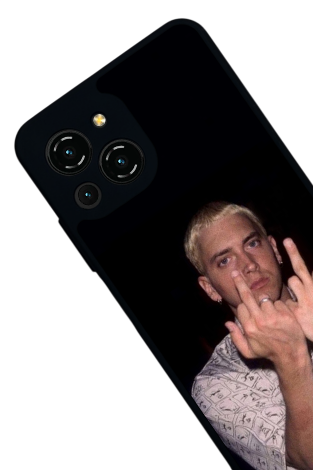 Reeder S23 Pro Max Uyumlu Eminem Tasarımlı Glossy Premium Kılıf