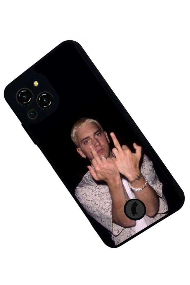 Reeder S23 Pro Max Uyumlu Eminem Tasarımlı Glossy Premium Kılıf