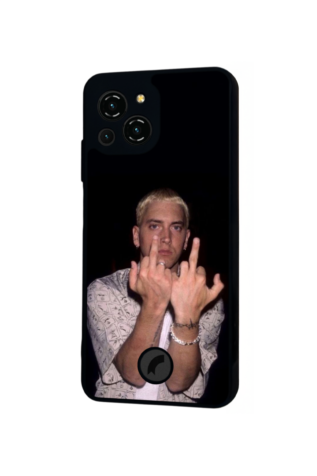 Reeder S23 Pro Max Uyumlu Eminem Tasarımlı Glossy Premium Kılıf