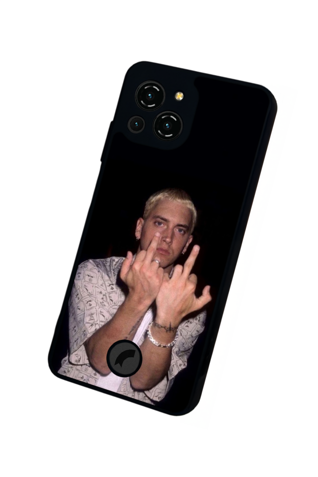 Reeder S23 Pro Max Uyumlu Eminem Tasarımlı Glossy Premium Kılıf