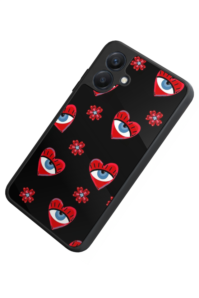 Samsung Galaxy A07 Uyumlu Göz Tasarımlı Glossy Premium Kılıf