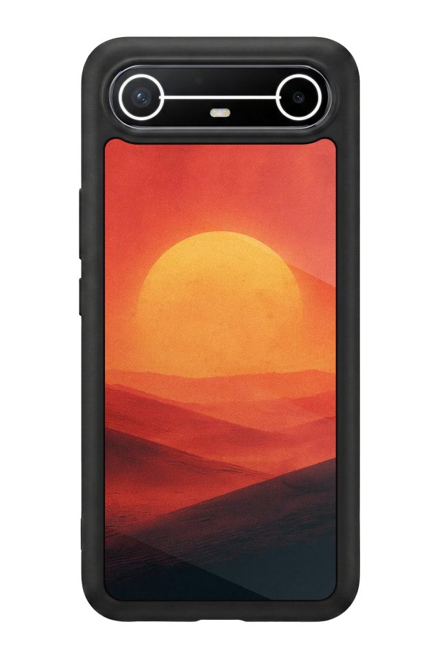 Tecno Spark Slim 5G Uyumlu Güneş Tasarımlı Glossy Premium Kılıf