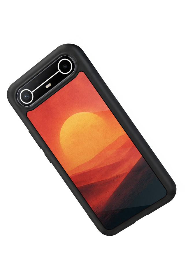Tecno Spark Slim 5G Uyumlu Güneş Tasarımlı Glossy Premium Kılıf