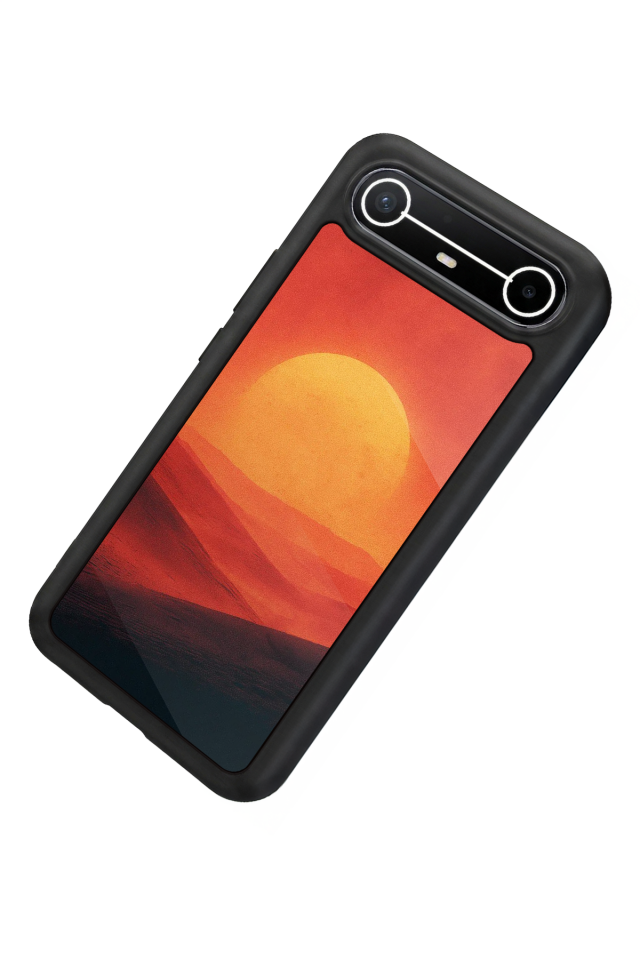 Tecno Spark Slim 5G Uyumlu Güneş Tasarımlı Glossy Premium Kılıf