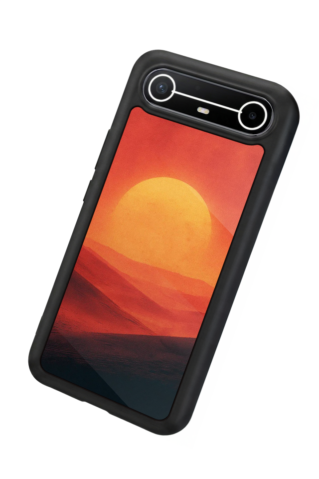 Tecno Spark Slim 5G Uyumlu Güneş Tasarımlı Glossy Premium Kılıf