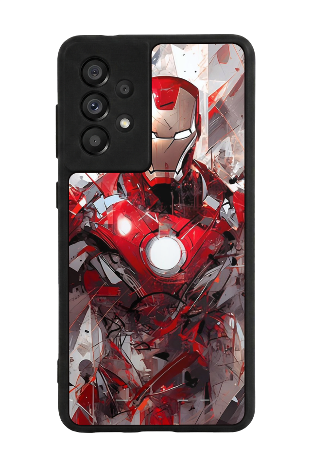 Samsung Galaxy A73 Uyumlu Iron Man ( Demir Adam ) Tasarımlı Glossy Premium Kılıf