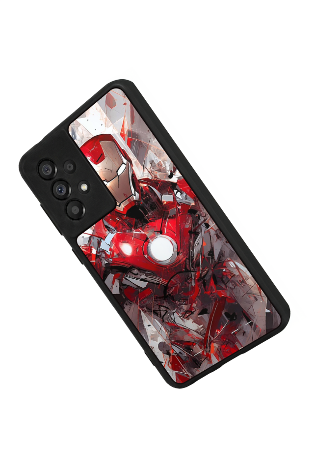 Samsung Galaxy A73 Uyumlu Iron Man ( Demir Adam ) Tasarımlı Glossy Premium Kılıf