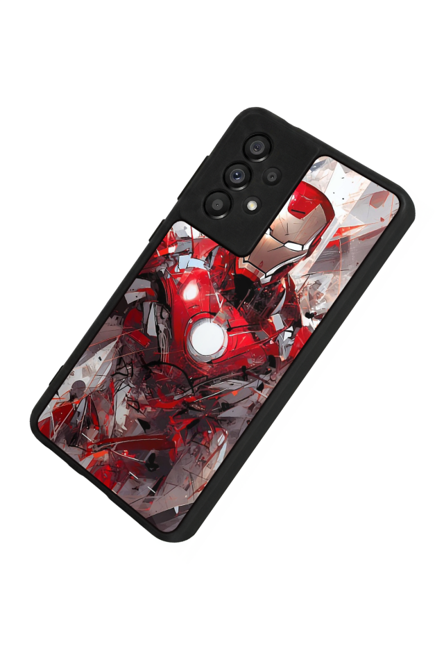 Samsung Galaxy A73 Uyumlu Iron Man ( Demir Adam ) Tasarımlı Glossy Premium Kılıf