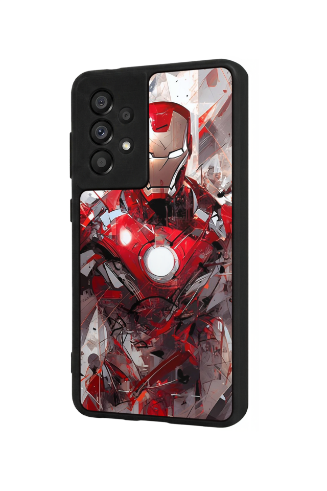 Samsung Galaxy A73 Uyumlu Iron Man ( Demir Adam ) Tasarımlı Glossy Premium Kılıf