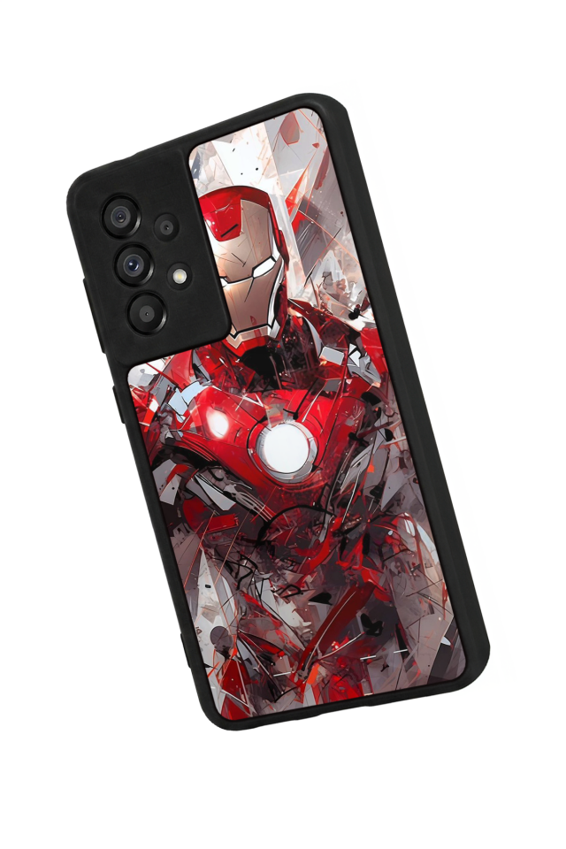 Samsung Galaxy A73 Uyumlu Iron Man ( Demir Adam ) Tasarımlı Glossy Premium Kılıf