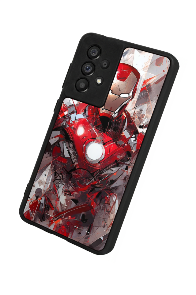 Samsung Galaxy A73 Uyumlu Iron Man ( Demir Adam ) Tasarımlı Glossy Premium Kılıf