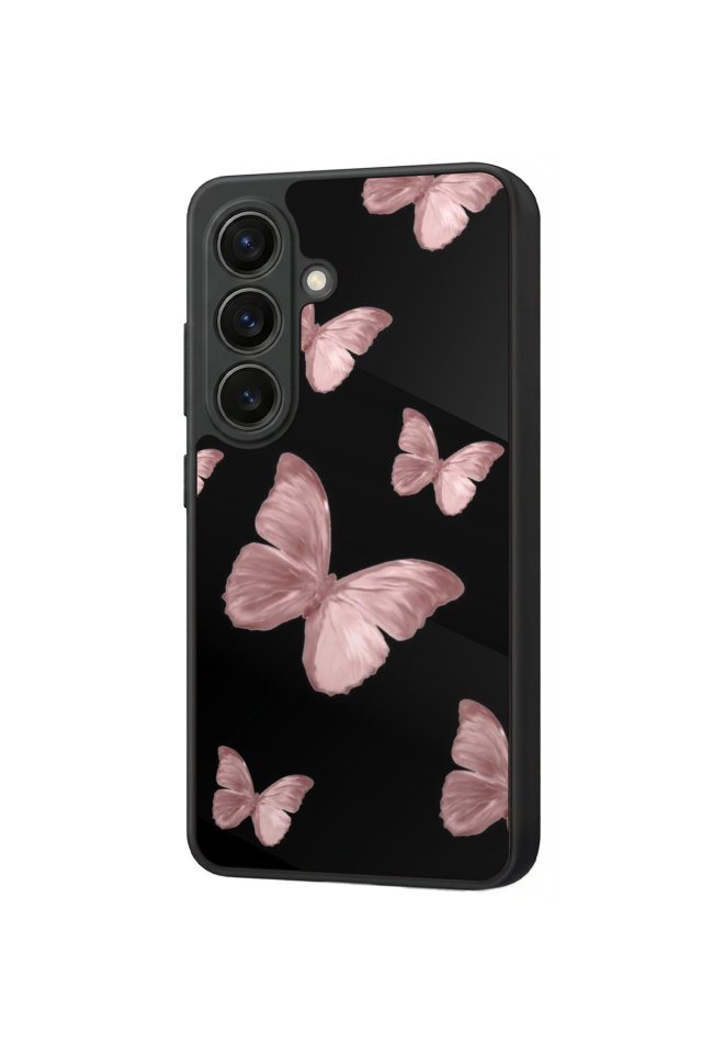 Samsung Galaxy S26 Uyumlu Kelebek Tasarımlı Glossy Premium Kılıf