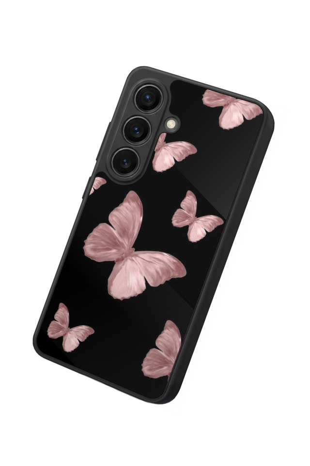 Samsung Galaxy S26 Uyumlu Kelebek Tasarımlı Glossy Premium Kılıf