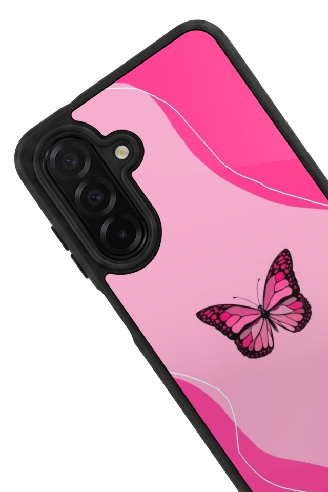 Samsung Galaxy A36 Uyumlu Kelebek Tasarımlı Glossy Premium Kılıf