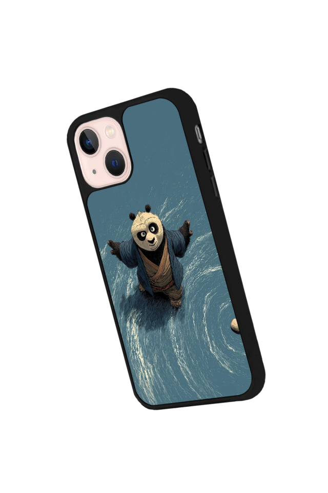iPhone 14 Plus Uyumlu Kung Fu Panda Tasarımlı Glossy Premium Kılıf