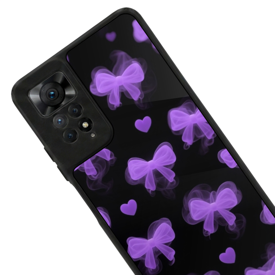 Xiaomi Redmi Note 12 Pro Uyumlu Kurdele Tasarımlı Glossy Premium Kılıf