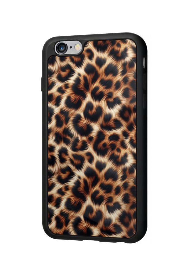 iPhone 6s Plus Uyumlu Leopar Tasarımlı Glossy Premium Kılıf