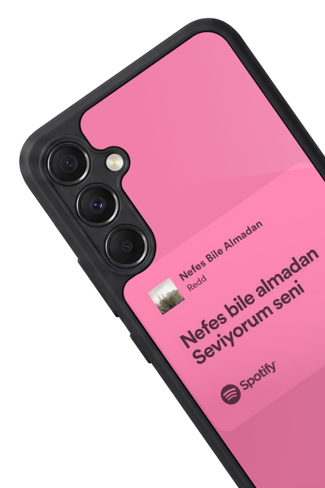 Samsung Galaxy M34 Uyumlu Sarki Sozleri Tasarımlı Glossy Premium Kılıf