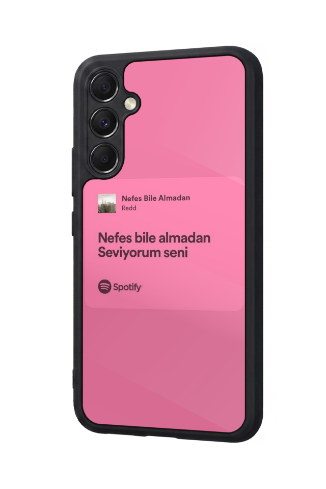 Samsung Galaxy M34 Uyumlu Sarki Sozleri Tasarımlı Glossy Premium Kılıf