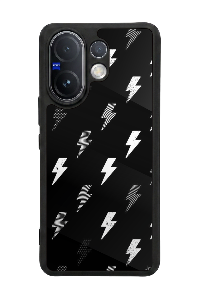 Vivo V60 Uyumlu Simsek Tasarımlı Glossy Premium Kılıf