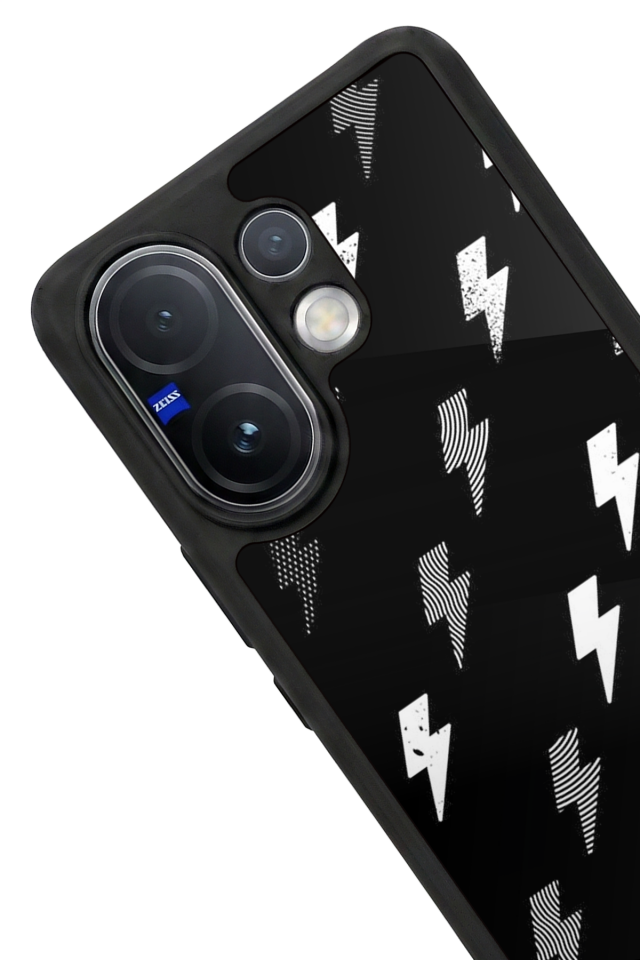 Vivo V60 Uyumlu Simsek Tasarımlı Glossy Premium Kılıf