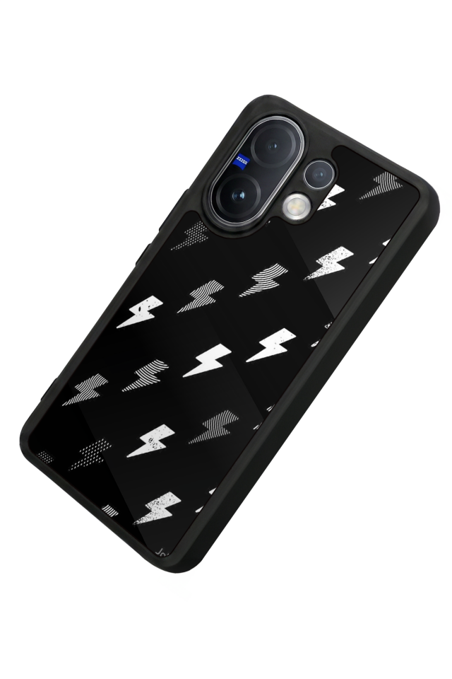 Vivo V60 Uyumlu Simsek Tasarımlı Glossy Premium Kılıf