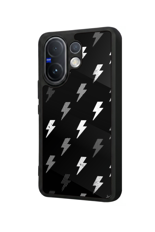 Vivo V60 Uyumlu Simsek Tasarımlı Glossy Premium Kılıf