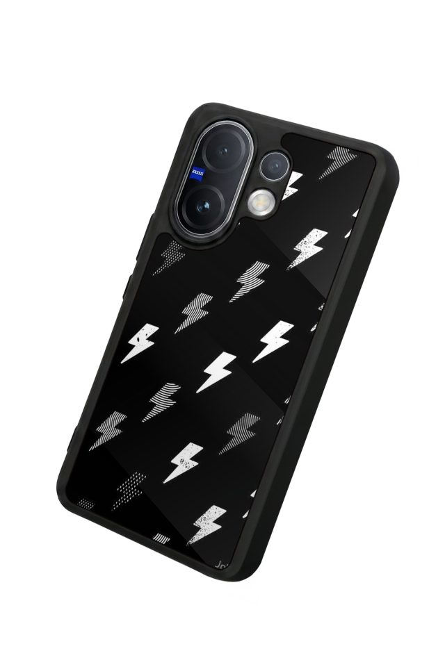 Vivo V60 Uyumlu Simsek Tasarımlı Glossy Premium Kılıf